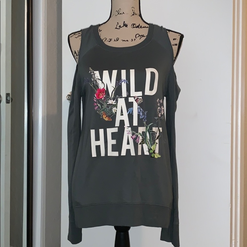 Express Cold Shoulder Top